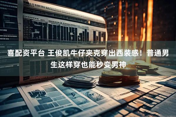 喜配资平台 王俊凯牛仔夹克穿出西装感！普通男生这样穿也能秒变男神